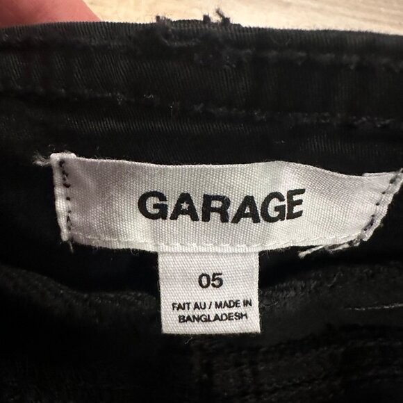 GARAGE WOMENS BLACK FLARE CARGO PANTS SIZE 5 NEW - Picture 6 of 12